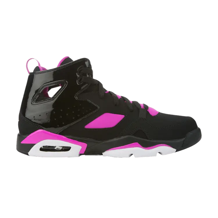 

Кроссовки Jordan Flight Club 91 GS 'Black Fuchsia Blast', черный