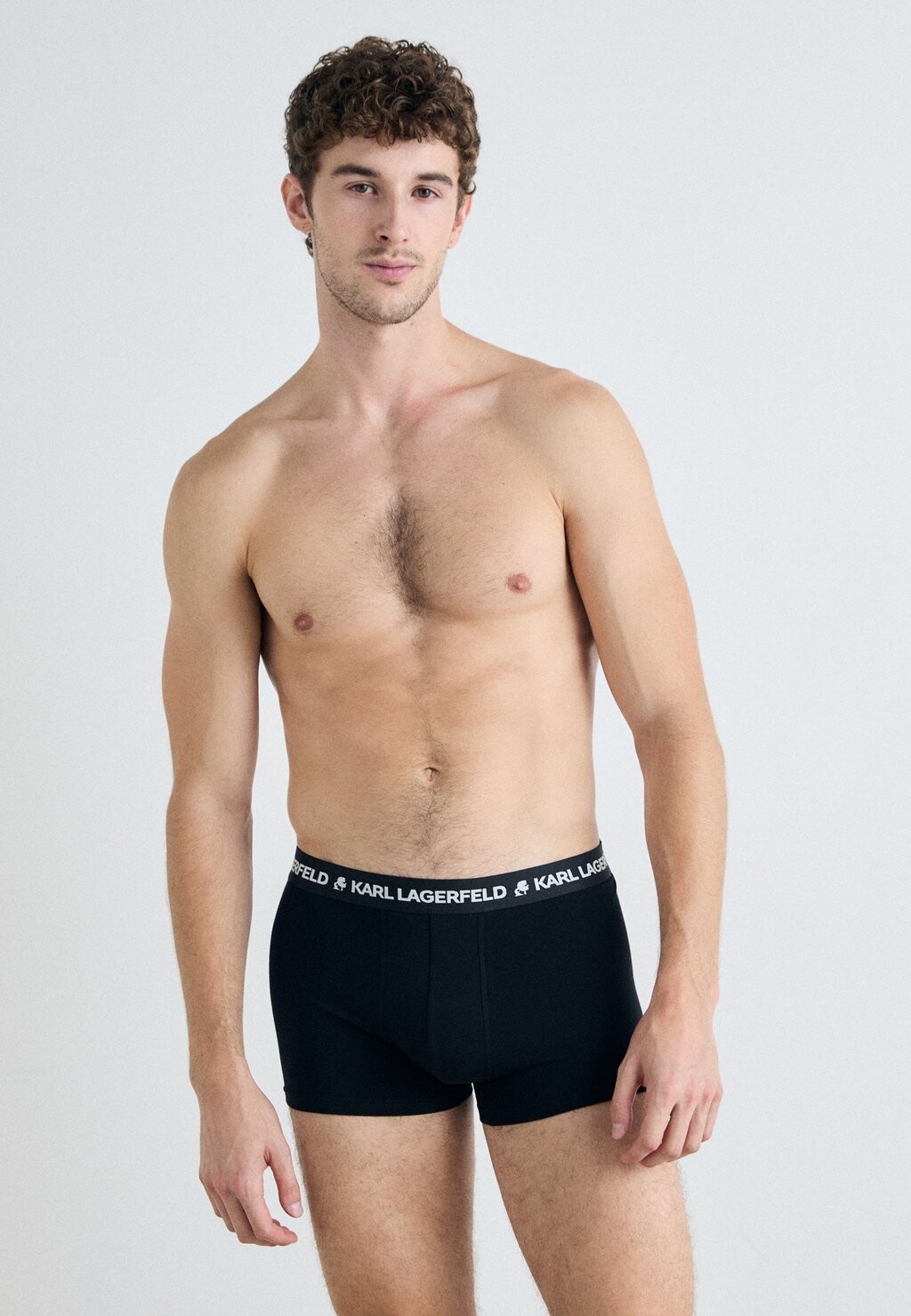 

Трусы LOGO TRUNK 3 PACK KARL LAGERFELD, черный