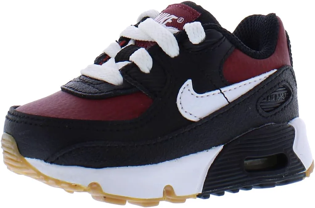 Кроссовки Nike Kid's Air Max 90 LTR, черный/белый/красный — фото 2
