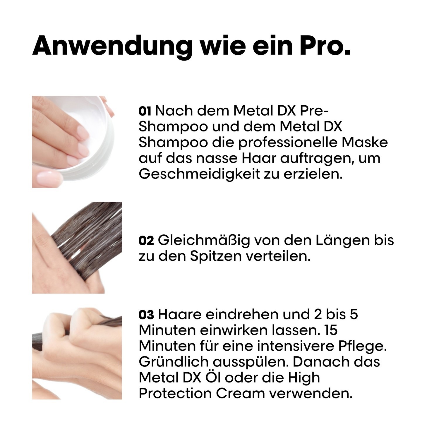 Маска для волос serie expert metal dx L Oreal Professionnel Paris, объем 250 мл — фото 4
