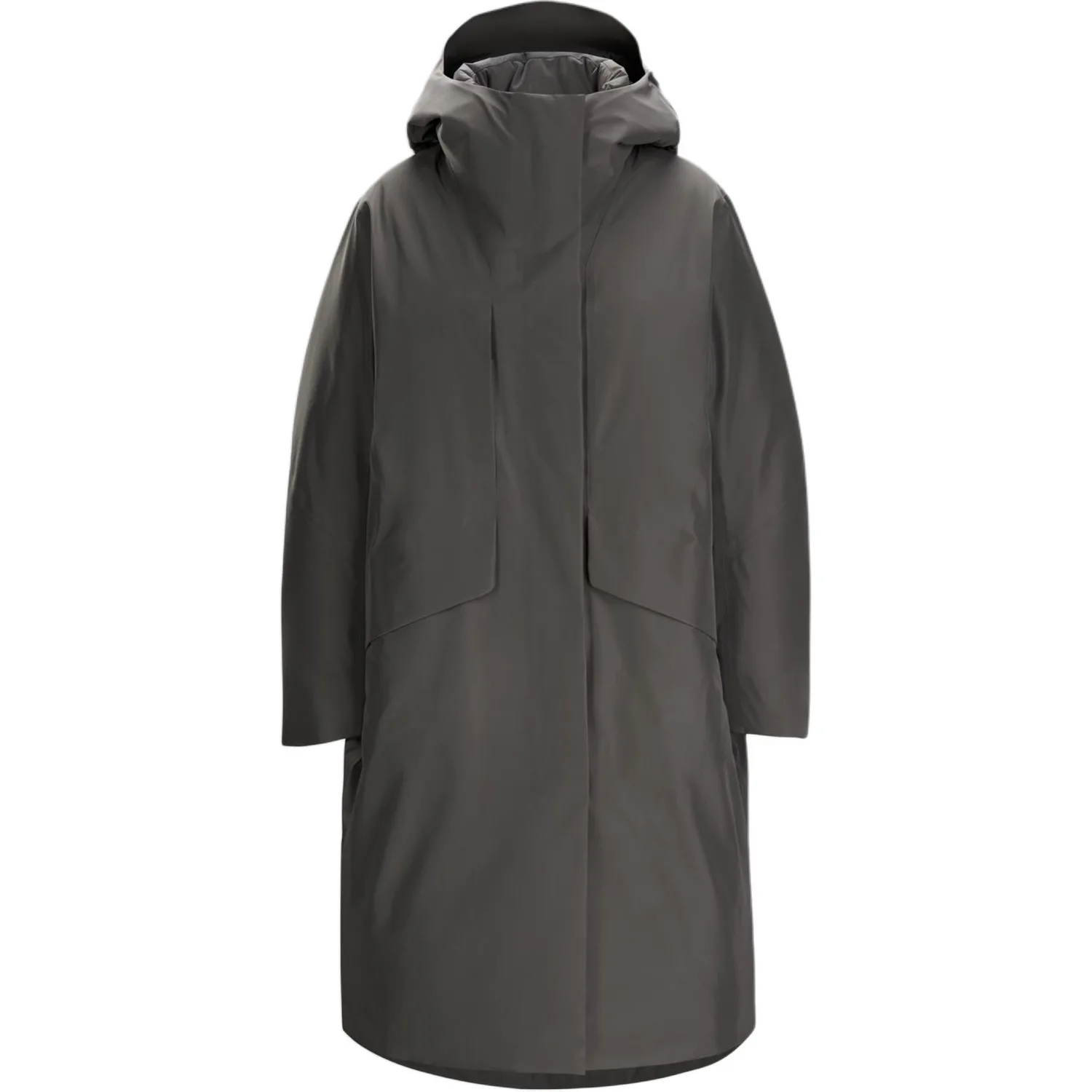 Куртка пуховая Veilance Collection с капюшоном для женщин Arcteryx, Half Shadow Gray/Penumbra