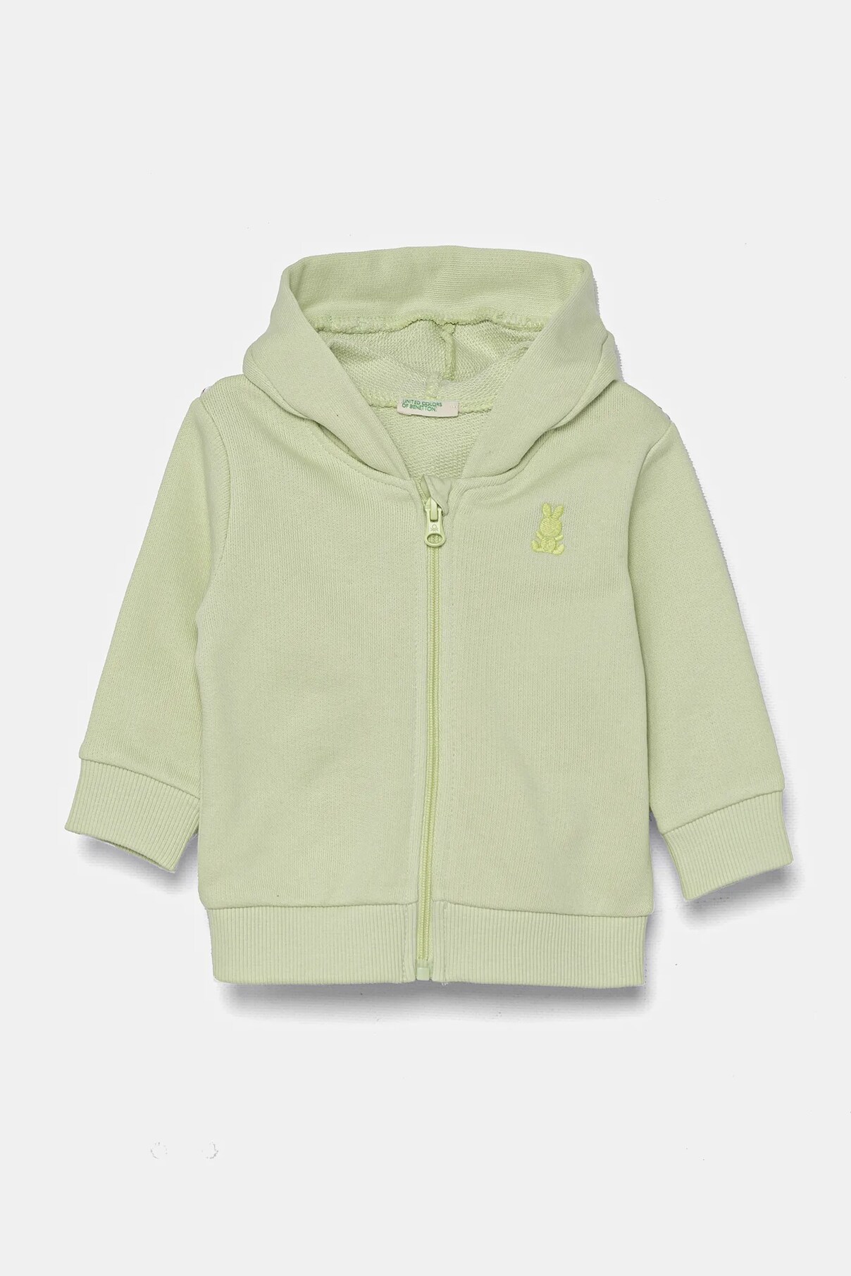 

Детская хлопковая толстовка United Colors Of Benetton, зеленый