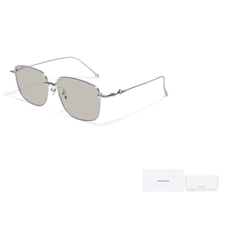 

Академия квадратная оправа очки GENTLE MONSTER, серебряный