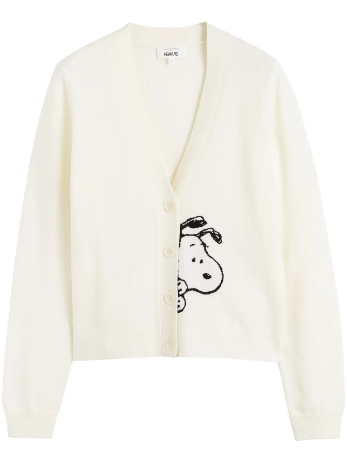 

Chinti & Parker кардиган Snoopy, нейтральный