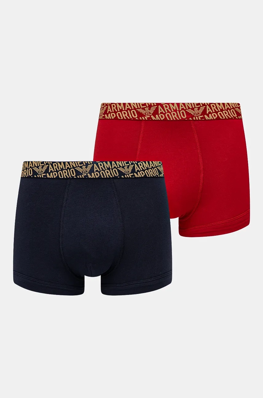 

2 упаковки боксеров Emporio Armani Underwear, темно-синий