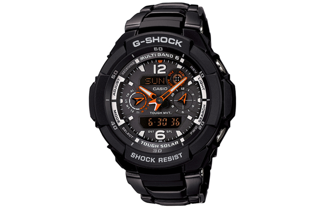 

Мужские часы MASTER OF G-AIR Series Black GW-3500BD-1A CASIO