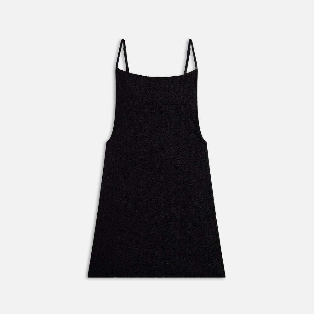 

Платье Second Skin Crepe Mesh Mini Dress, черный