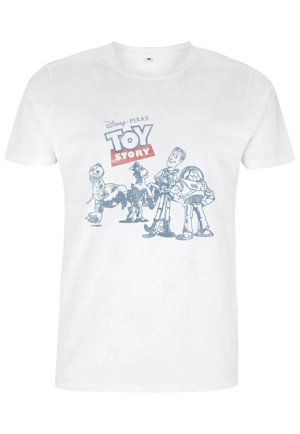 

Футболка с принтом PIXAR TOY STORY 1-3 VINTAGE COMIC Henry Tiger, белый