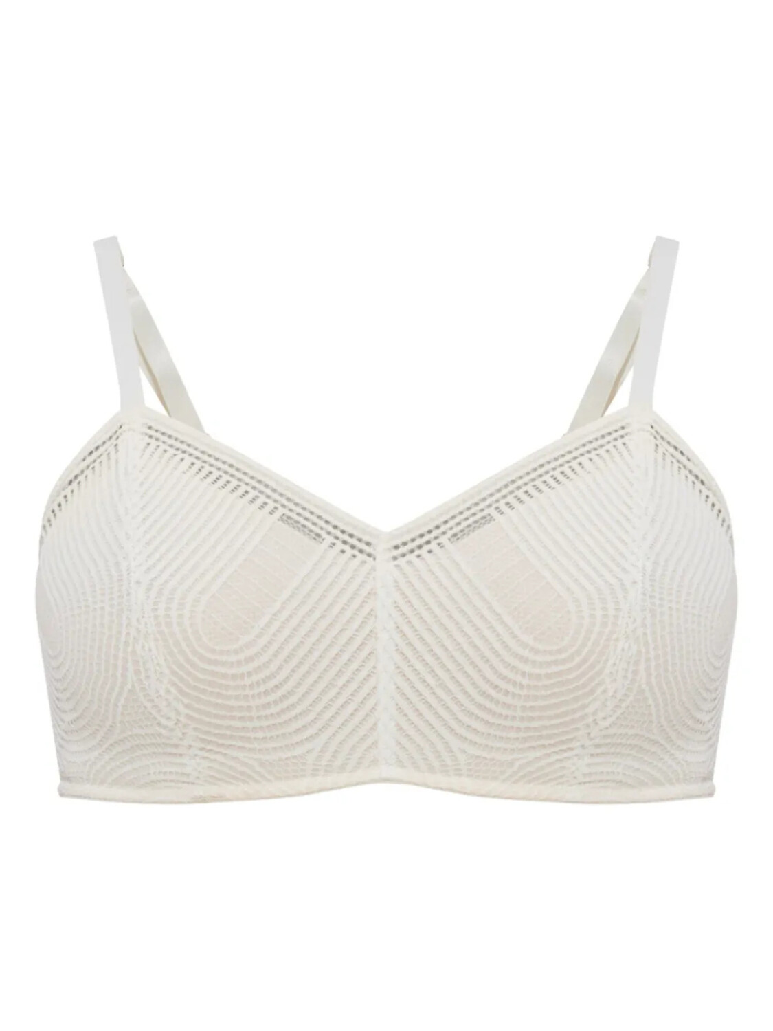 

Бюстгальтер с кружевными вставками Hanro, белый