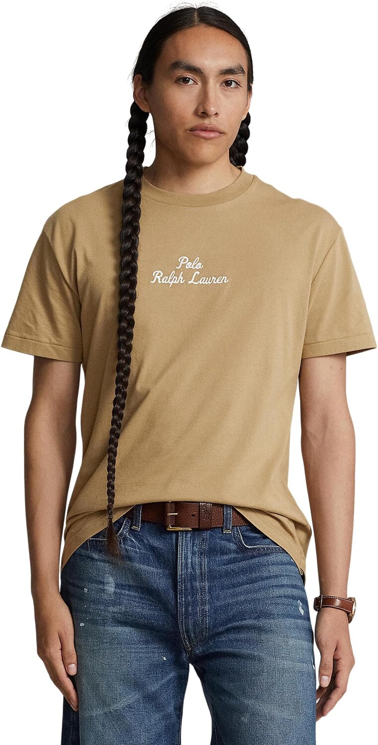 

Футболка Polo Ralph Lauren Classic Fit Logo Jersey T-Shirt, цвет Desert Khaki