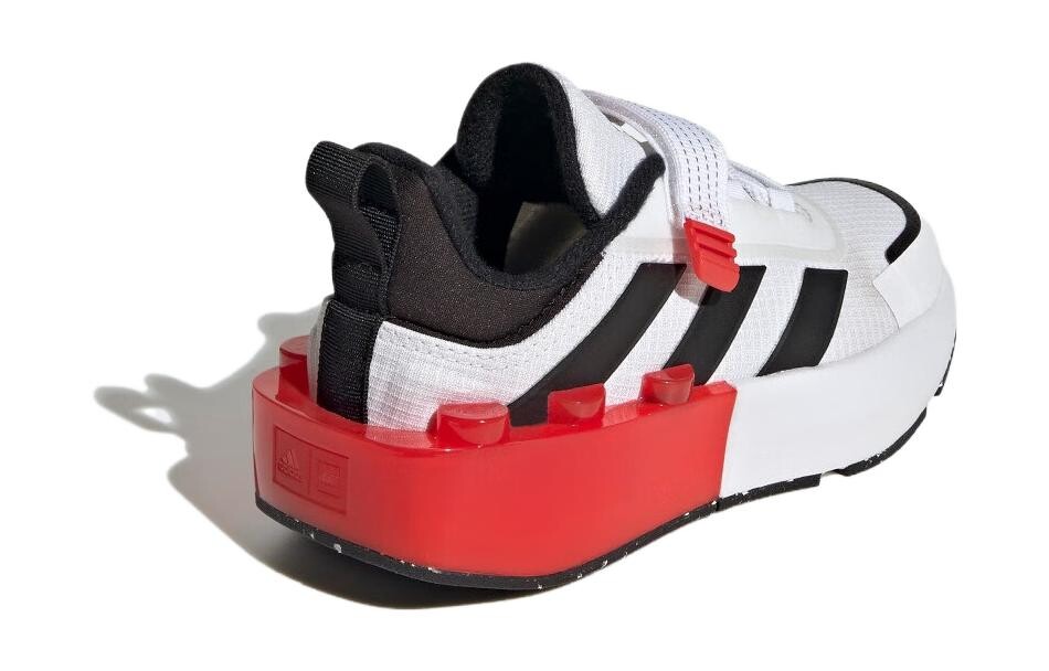 Кроссовки adidas Tech Runner  LEGO X  Little Kid 'White Black Red', черный/белый/красный — фото 4