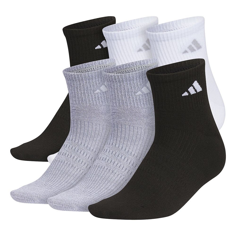 

Женские носки adidas Superlite 3.0, 6 пар четвертных носков Adidas, серый
