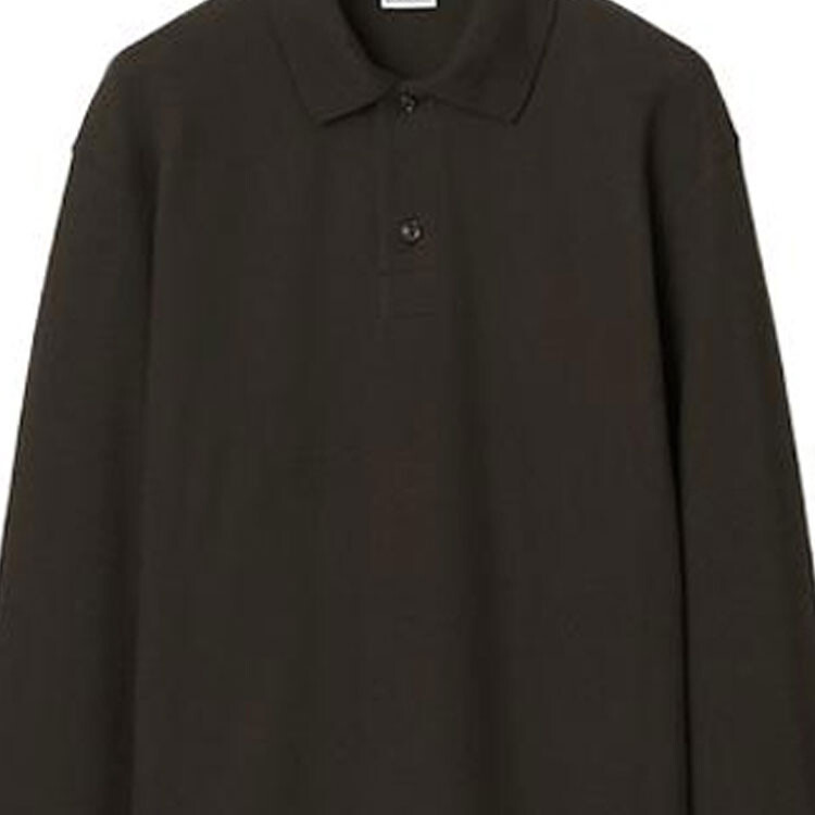 Рубашка поло мужская Burberry, классическая, коричневый — фото 4