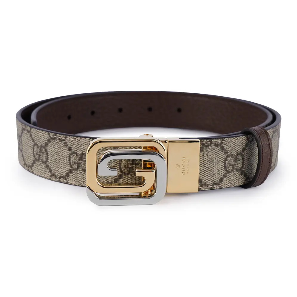 

GUCCI Ремень с застежкой G-образной формы, Brown