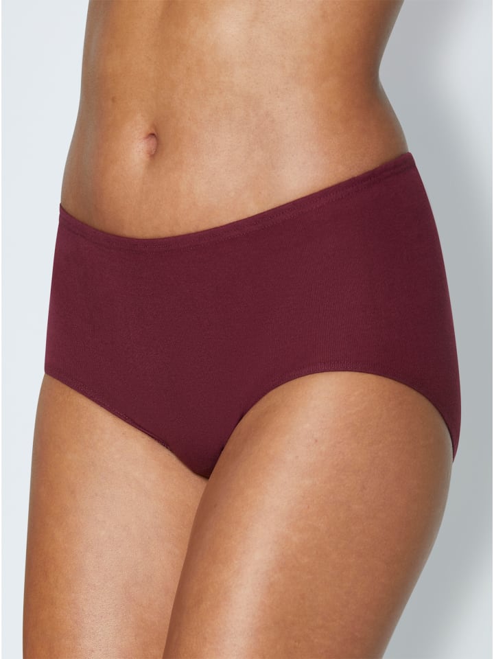 

Nina von C. Трусы с высокой талией бордового цвета