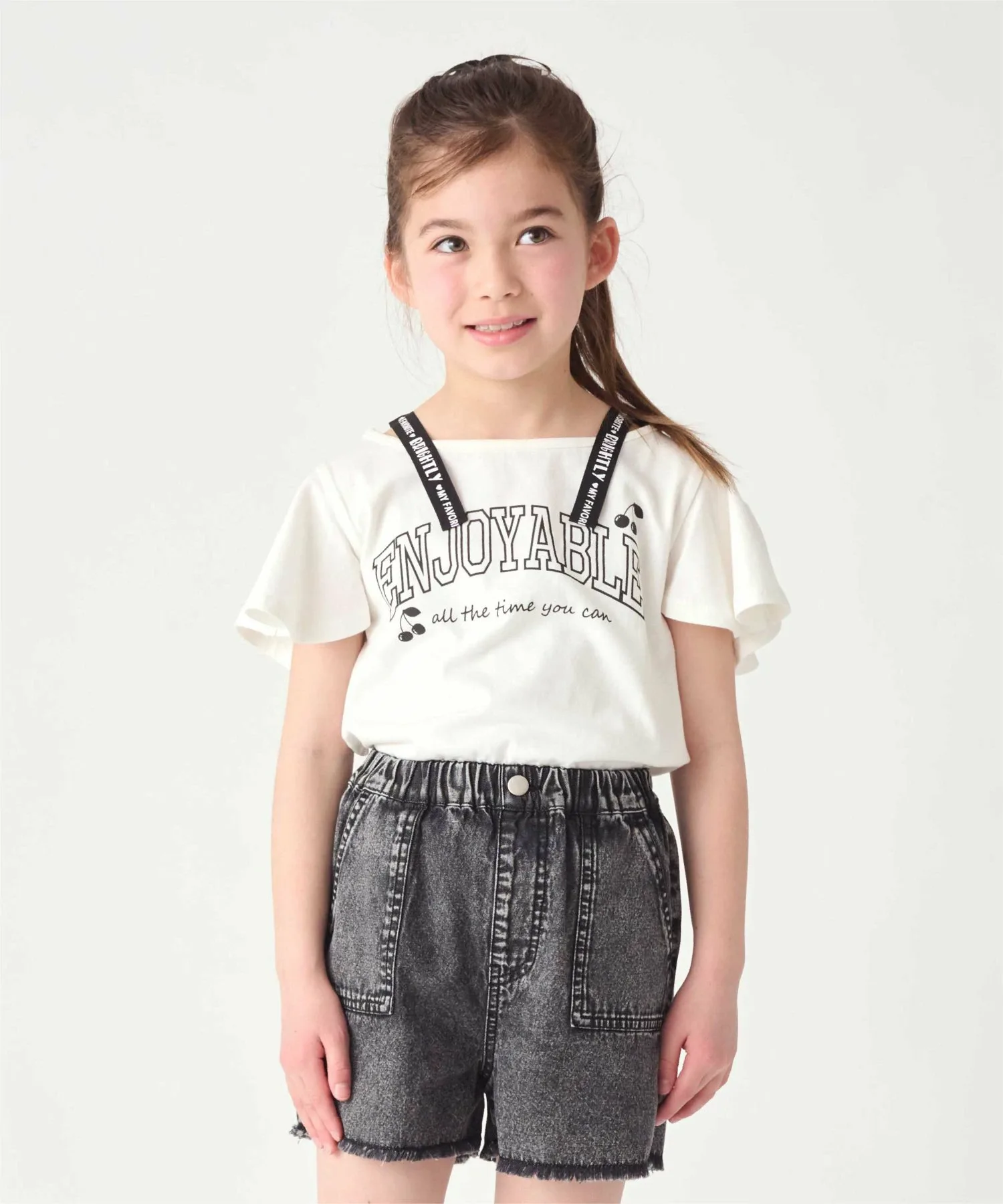 Футболка с короткими рукавами и логотипом Ever Closet, off white — фото 2