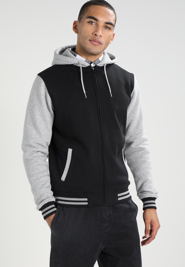 

Толстовка на молнии 2-TONE ZIP HOODY Urban Classics, черный/серый