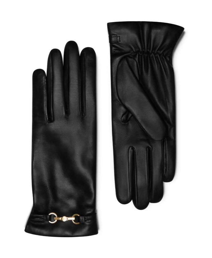 

Перчатки из козьей кожи Honorã Marcelia Isabel Bernard, черный