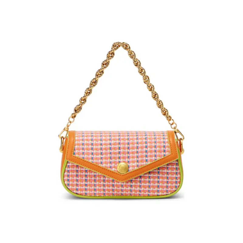 

CHARLES&KEITH Женская сумка через плечо малого размера разноцветная, Orange Orange