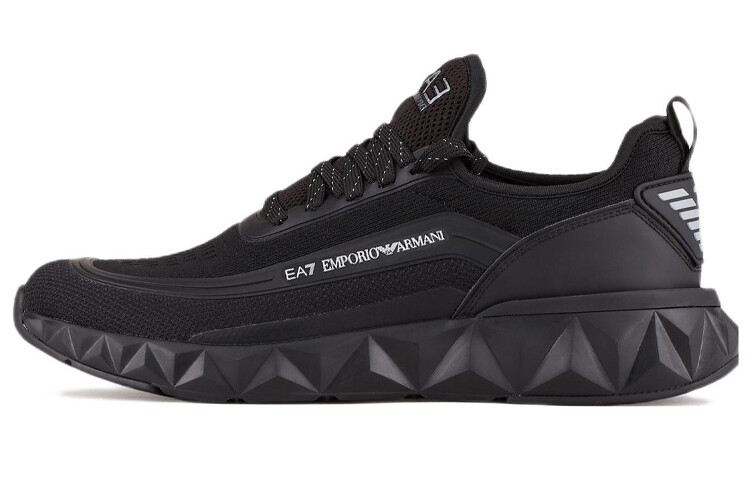 

Кроссовки на шнуровке с логотипом Ea7 Emporio Armani