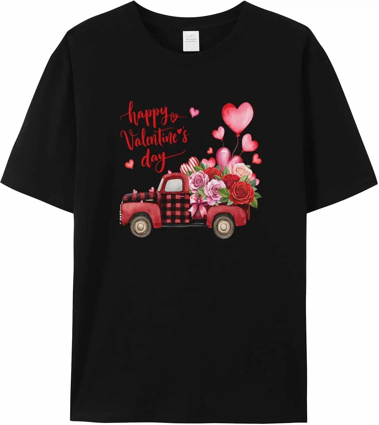 

Мужская футболка Buffalo Truck Rose Flower с коротким рукавом jdudh