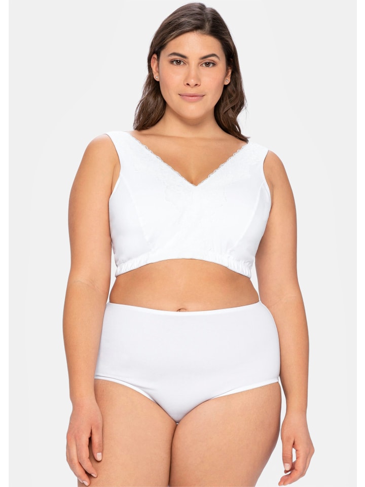 

Бюстгальтер без косточек sheego, белый