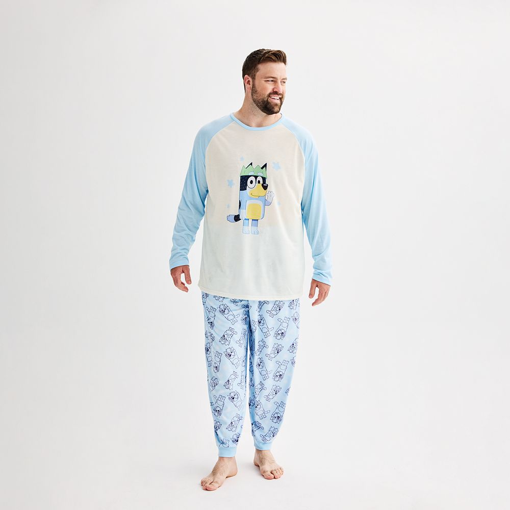 

Комплект из синего пижамного верха и трусов Big & Tall Jammies For Your Families Licensed Character, мультиколор