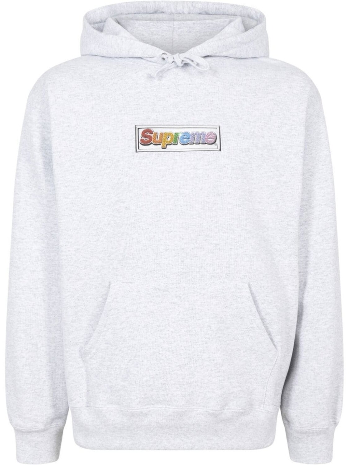 

Supreme худи Bling Box Logo, серый