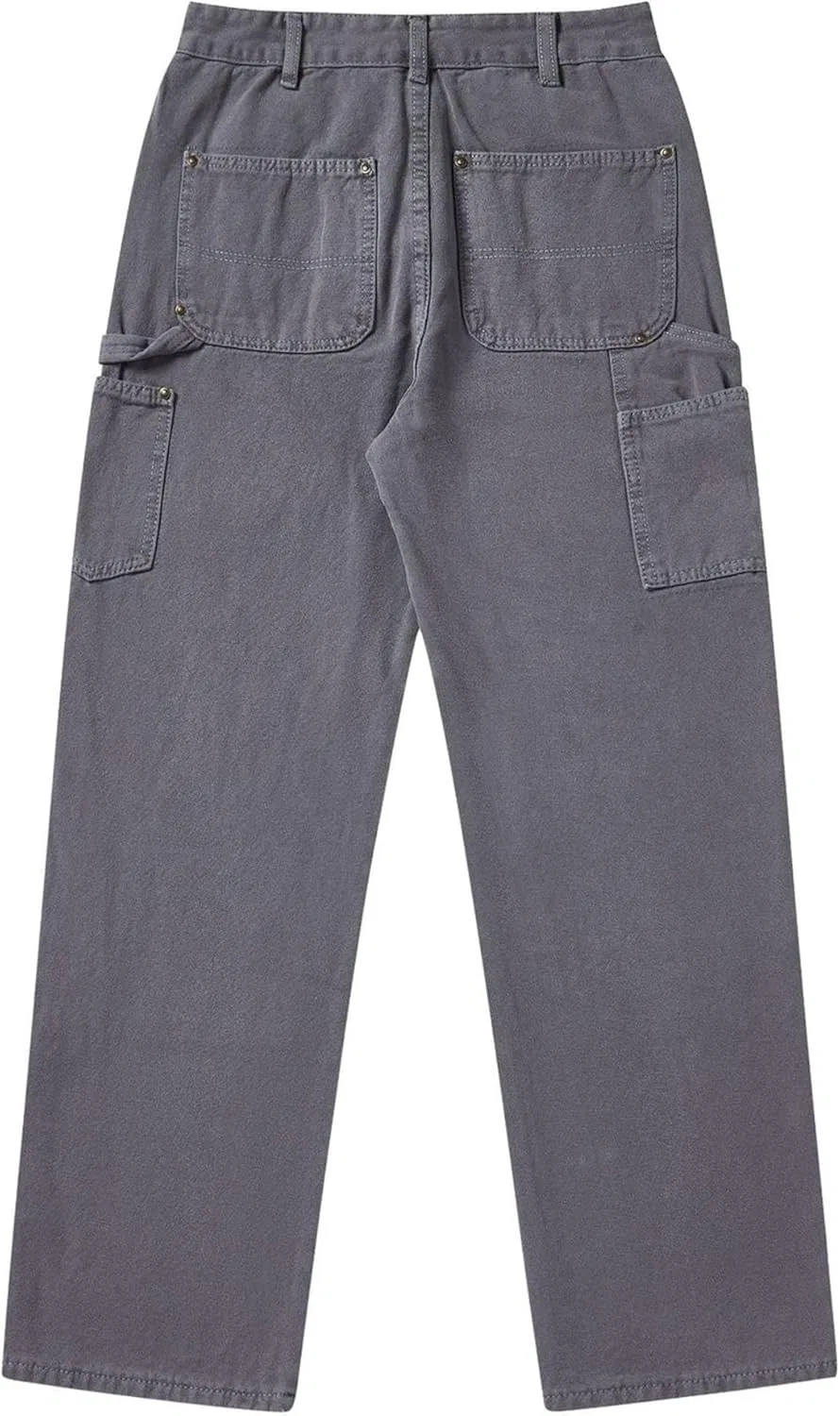 Джинсы свободные мужские, Washed Gray — фото 3