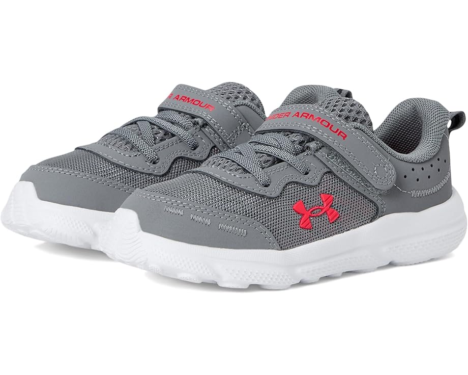 

Кроссовки Under Armour Kids Assert 10 Alternate Closure Sneaker, цвет Titan Gray/Black/Racer Red