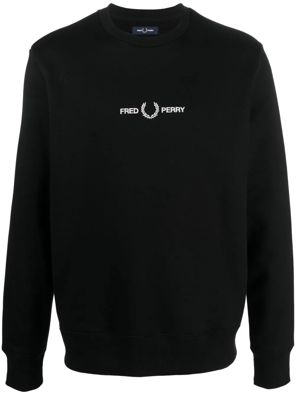

Толстовка с вышитым логотипом Fred Perry, черный