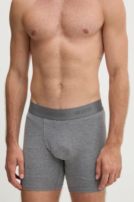 

Комплект из трех боксеров Hollister Co., серый