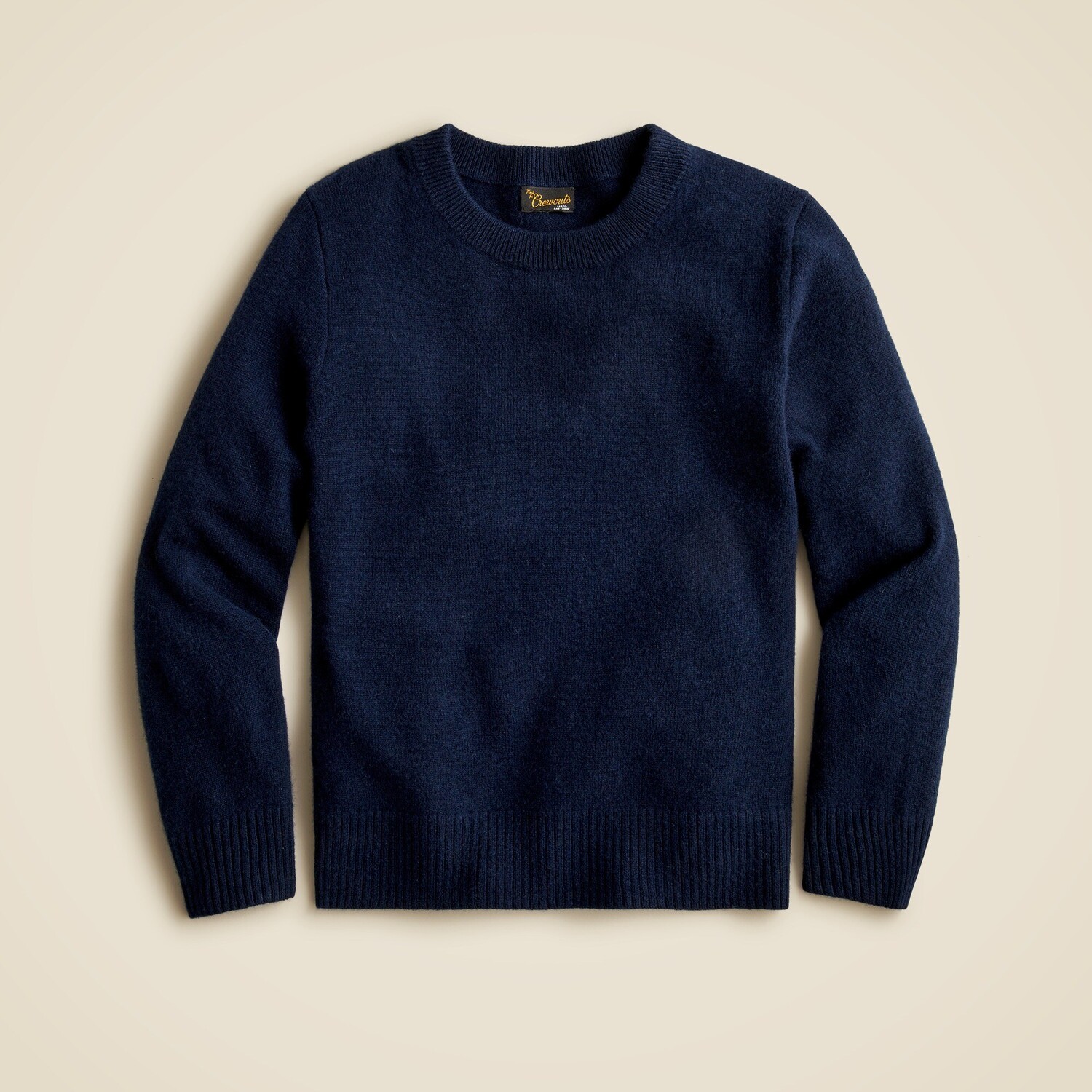 

Детский кашемировый свитер с круглым вырезом J.Crew, синий