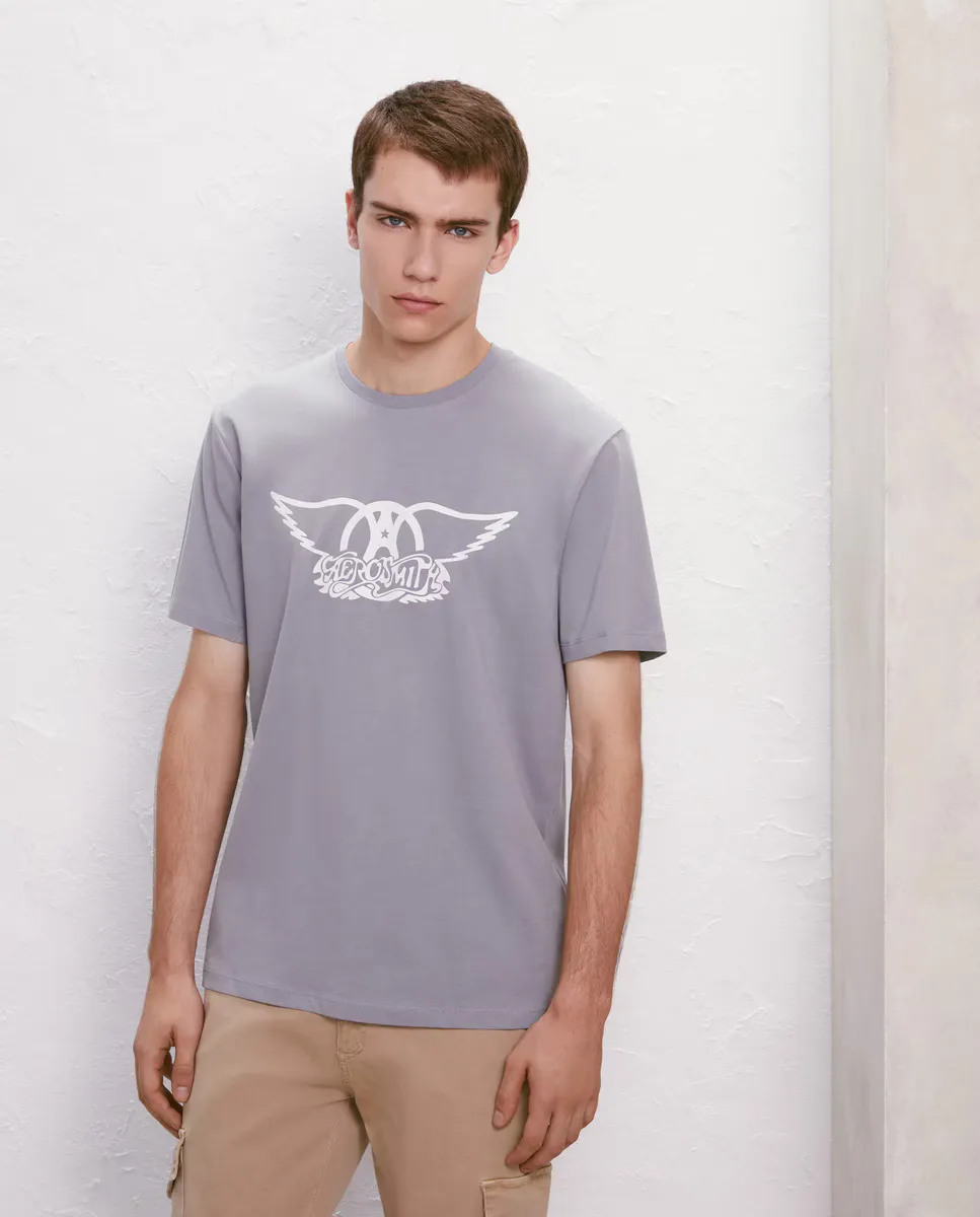 

Мужская футболка Aerosmith с коротким рукавом Easy Wear, цвет Perla