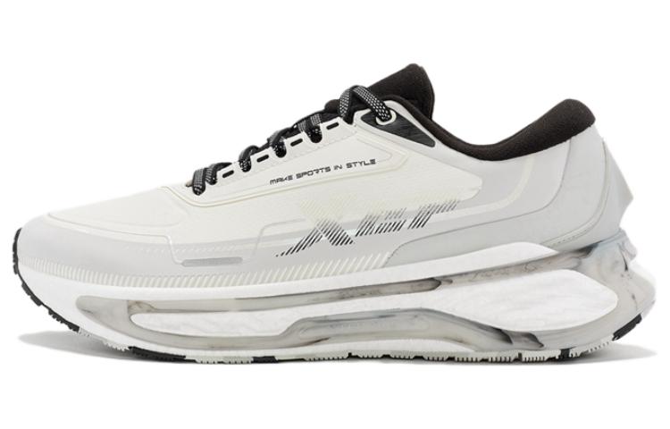 

Амортизирующие износостойкие низкие кроссовки для бега мужские бело-серые XTEP