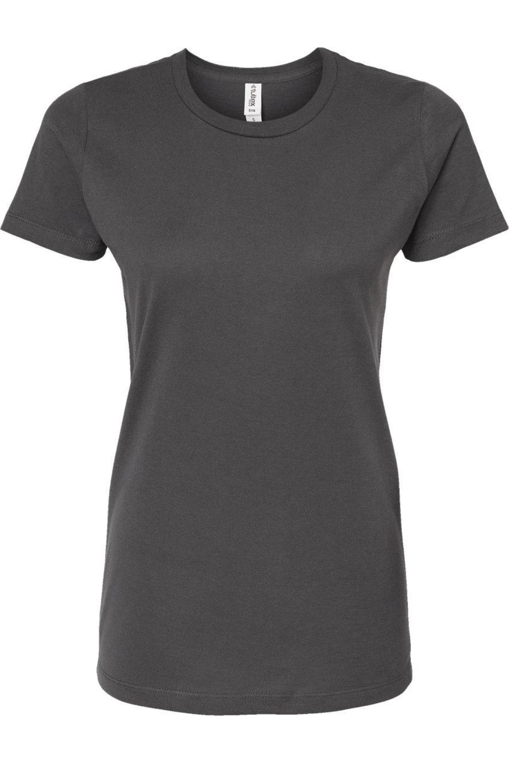 

Женская футболка Tultex из премиального хлопка, цвет charcoal
