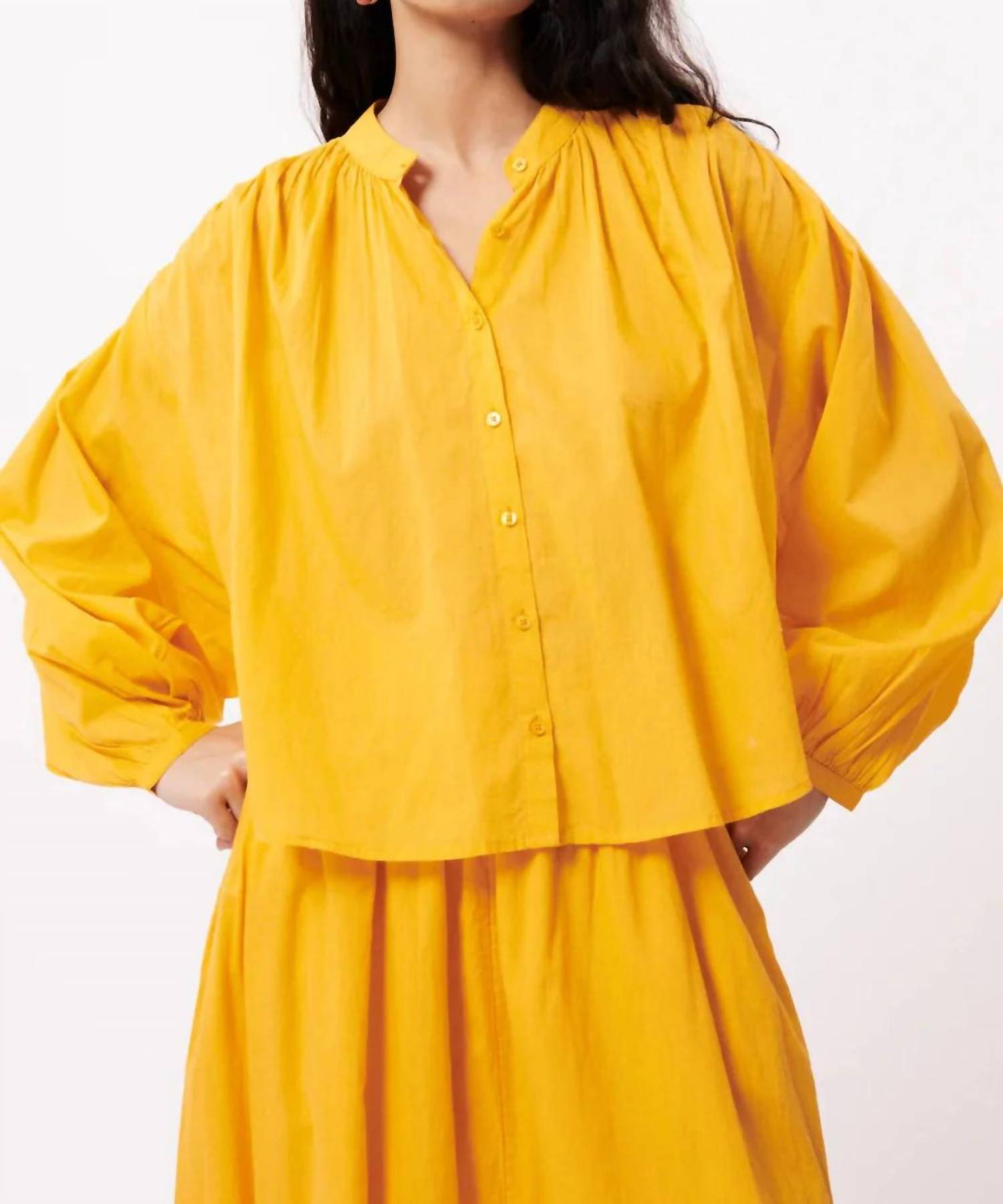 

Блуза Effie Woven цвета манго FRNCH, цвет mango