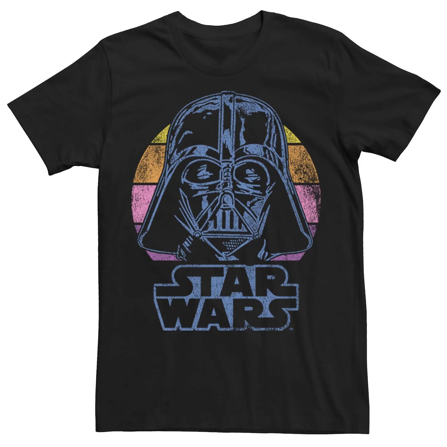

Мужская темная футболка с портретом Вейдера Star Wars