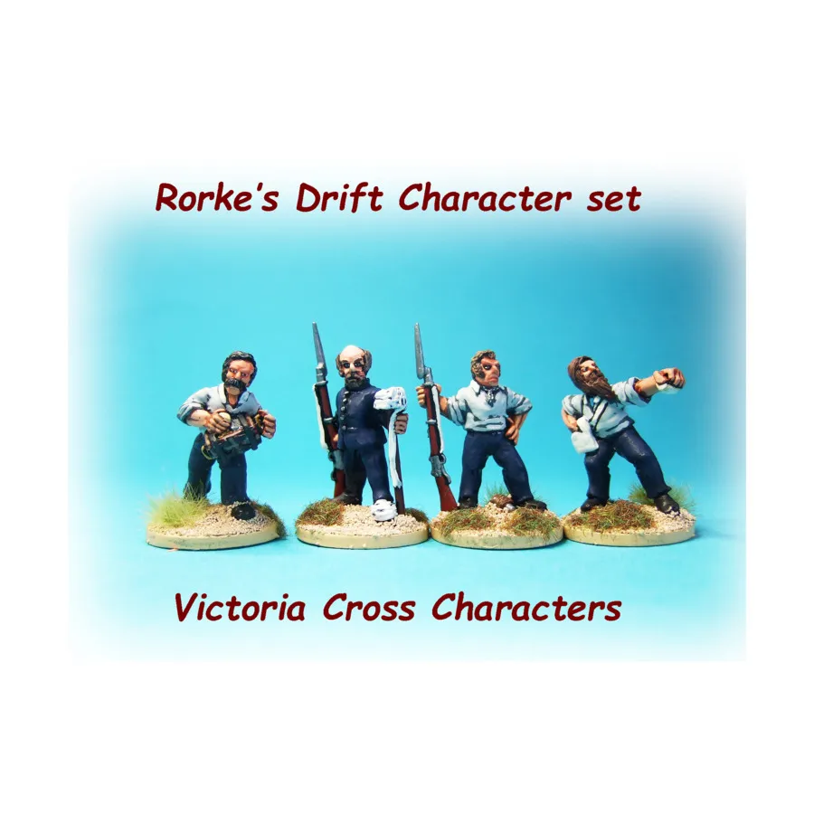 

Набор символов Rorkes Drift Victoria Cross, Zulu War 1897 - British (28mm)