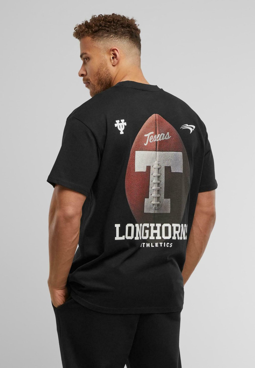 

Футболка с принтом TEXAS LONGHORNS Upscale by Mister Tee, черный