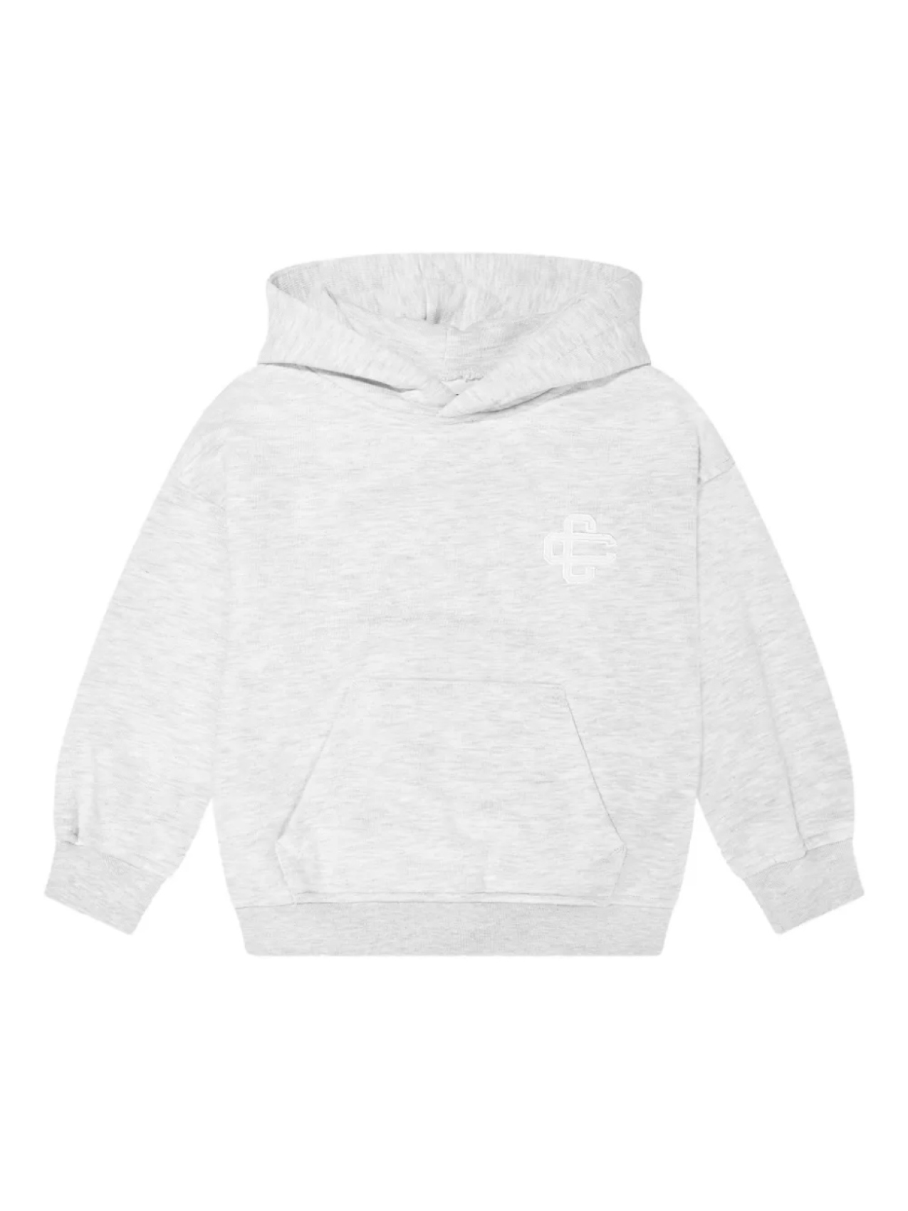 

Толстовка с вышитым логотипом THE COUTURE CLUB KIDS, серый