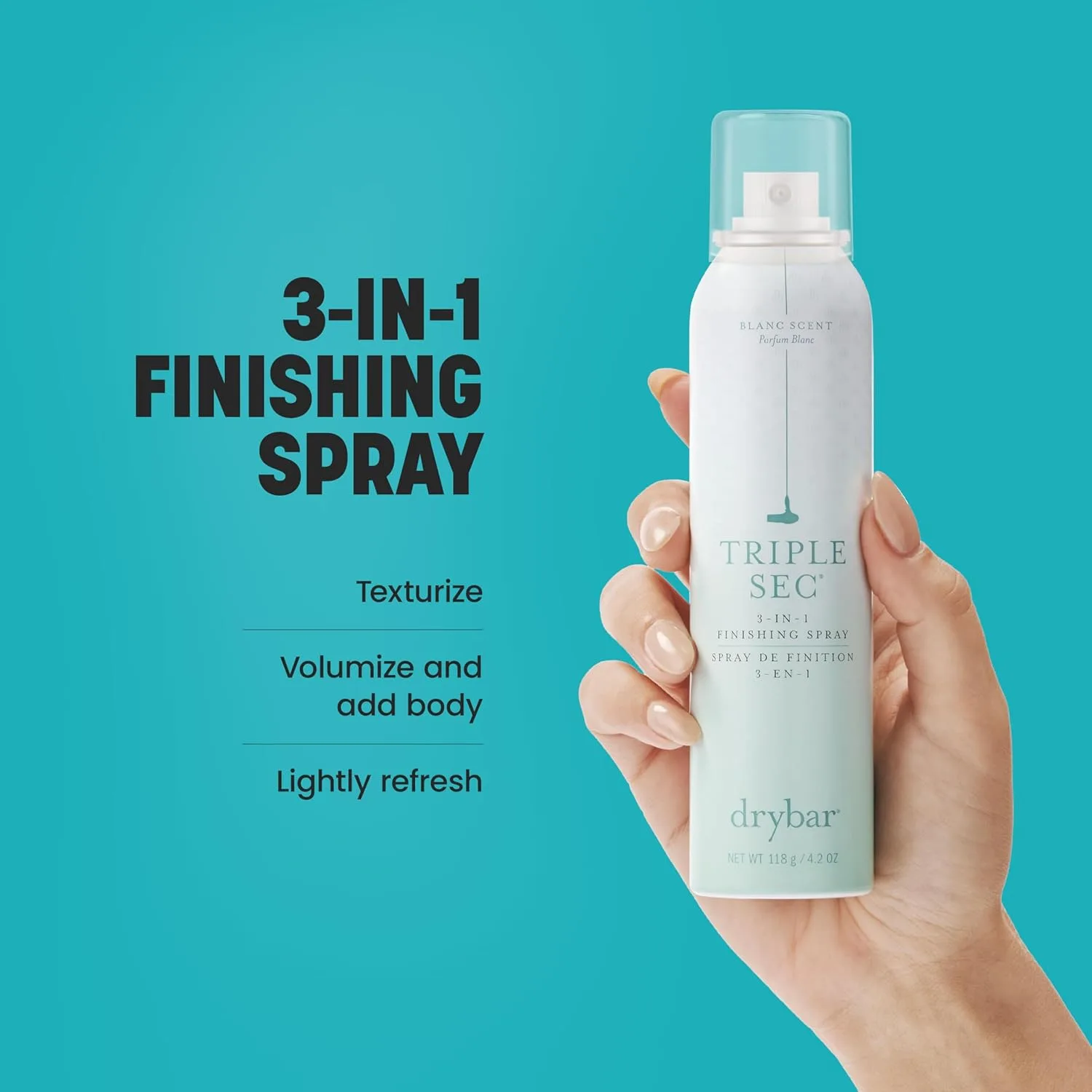 Набор для путешествий Drybar Prep, Style & Extend, TSA-friendly, для всех типов волос, включает сухой шампунь Detox, термозащиту Hot Toddy, праймер и кондиционер Prep Rally и фиксирующий спрей Triple Sec — фото 4