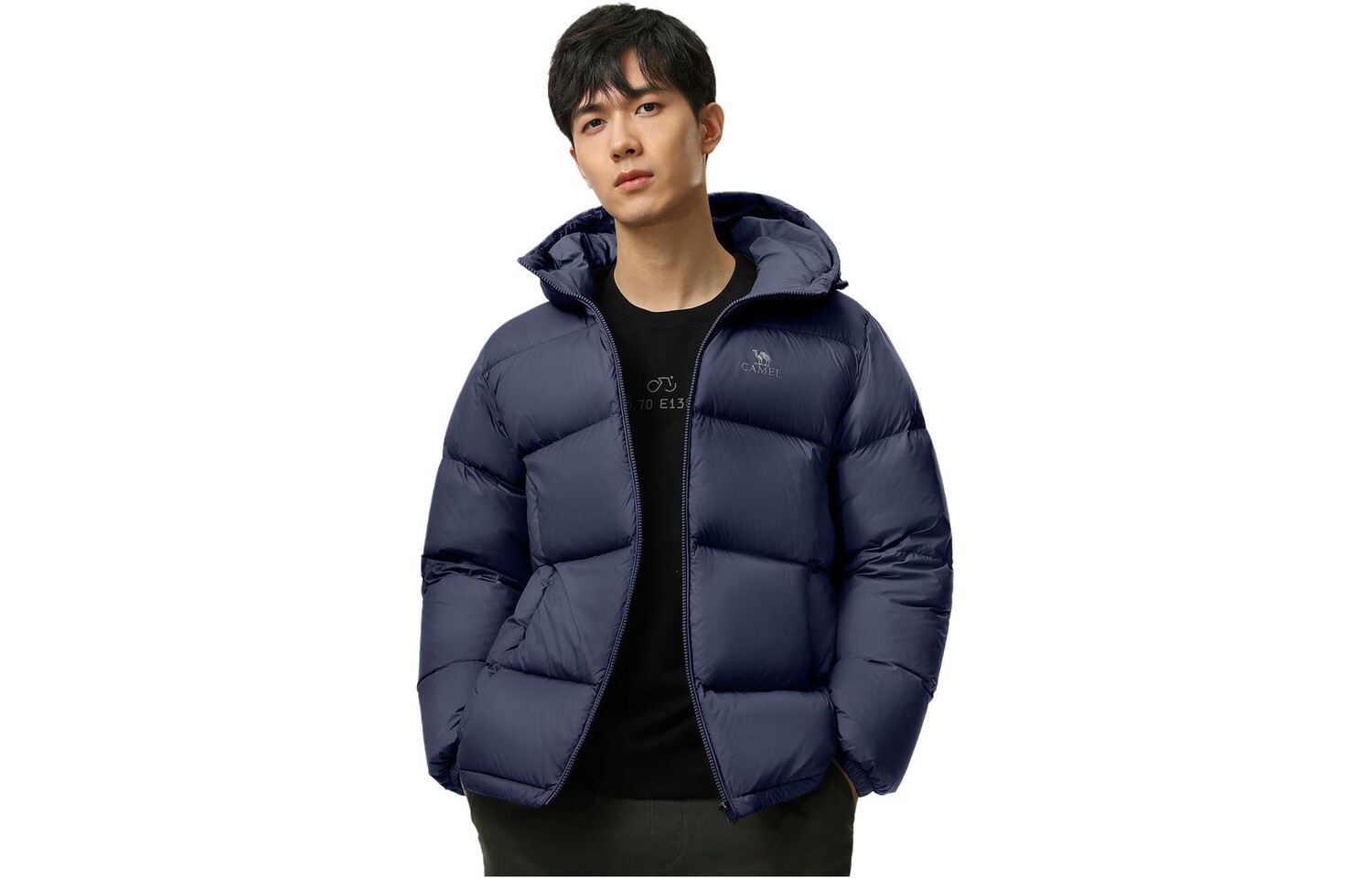 

Пуховик мужской Camel, цвет Serene Gray