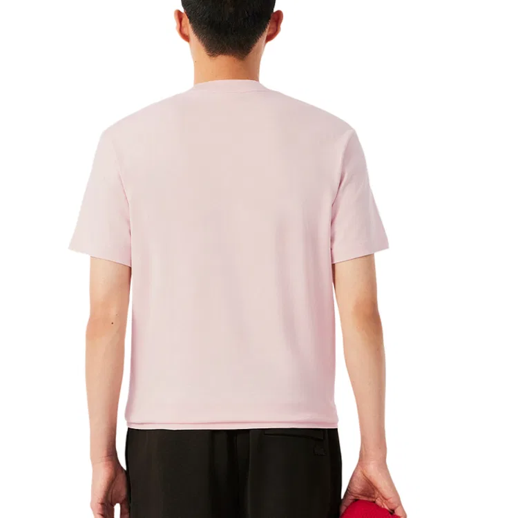Футболка с вышивкой LACOSTE черная — фото 4