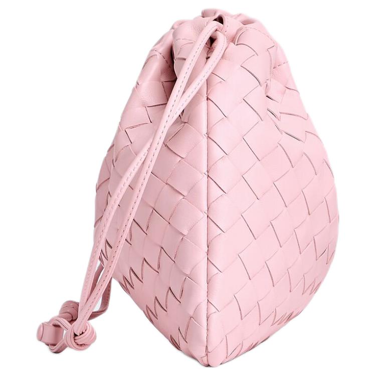 Bottega Veneta Клатч из коровьей кожи Dustbag для женщин, розовый — фото 2