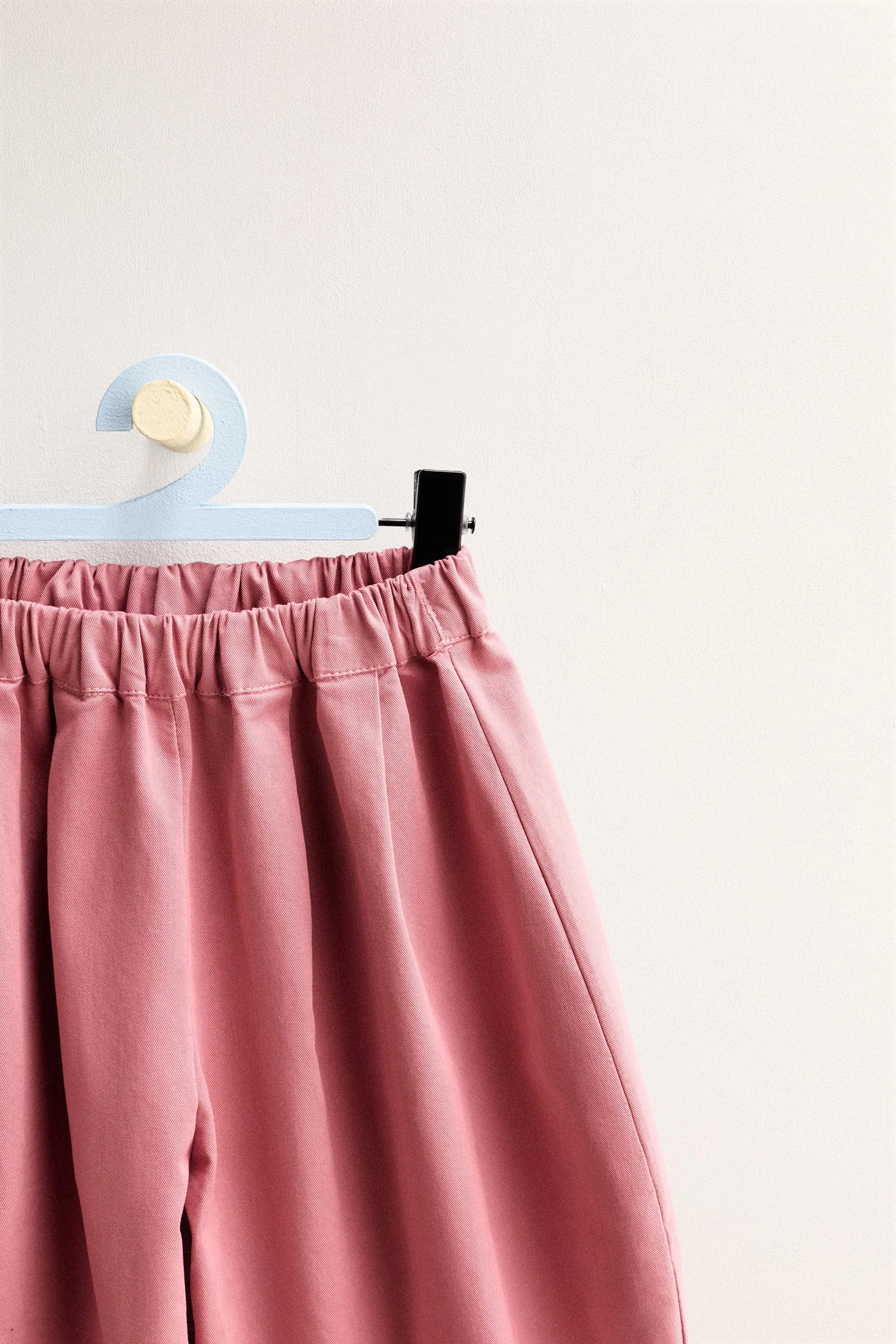 Zara timeless - свободные брюки, розовый — фото 3