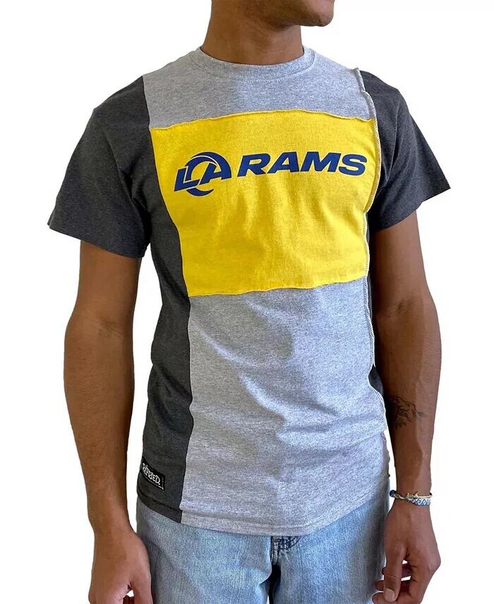 

Мужская серая футболка Los Angeles Rams Split Refried Apparel