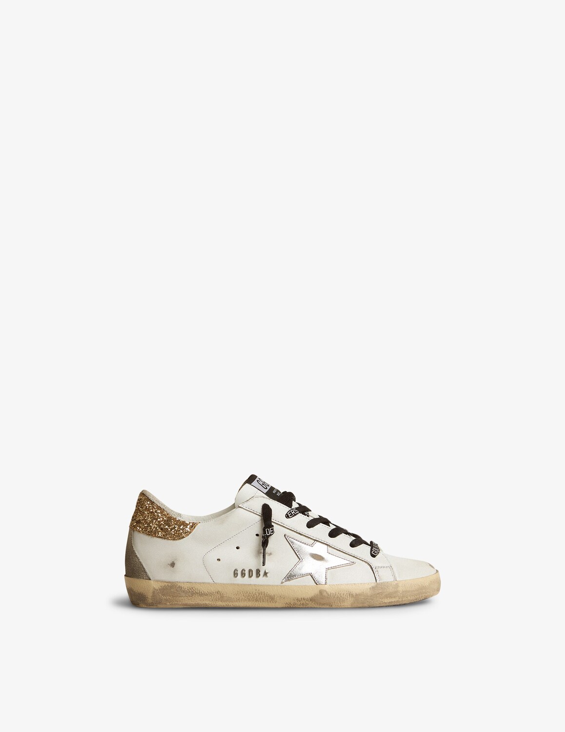 

Кроссовки Ballstar Golden Goose, цвет White/Silver/Gold