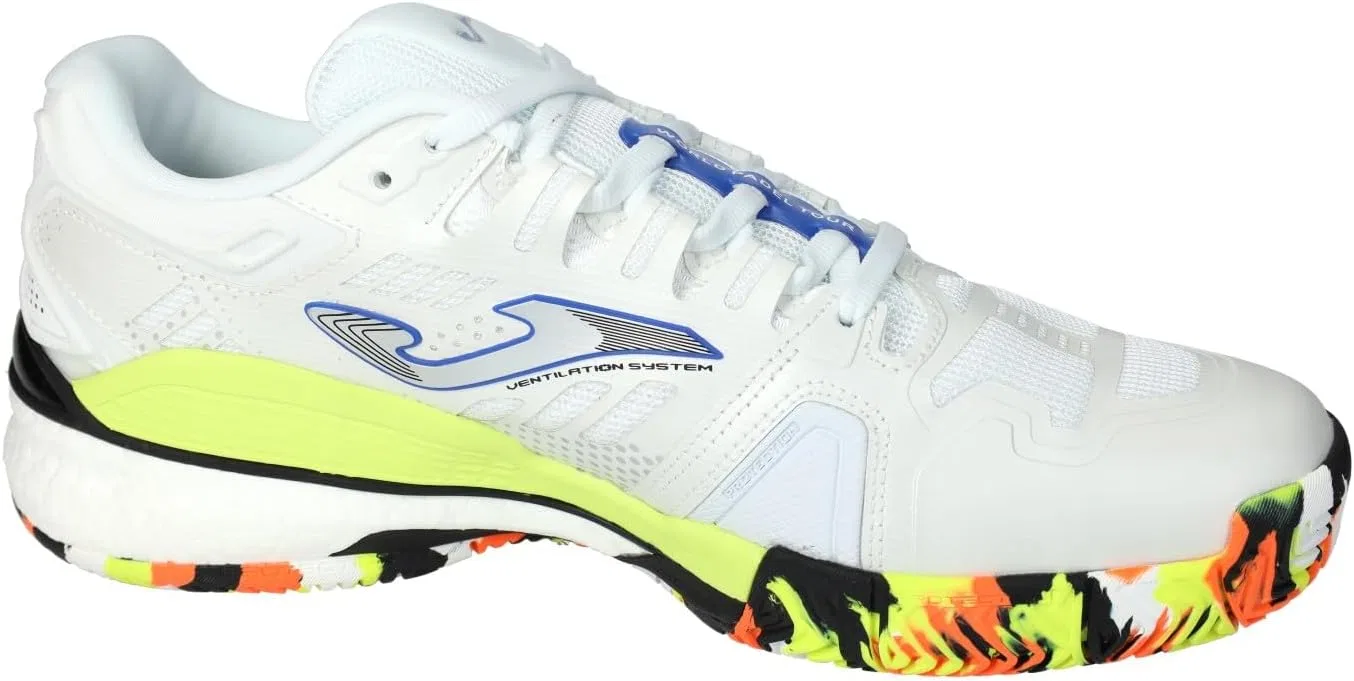 Кроссовки Joma Herren Serie Slam с низким верхом, White Lime — фото 4
