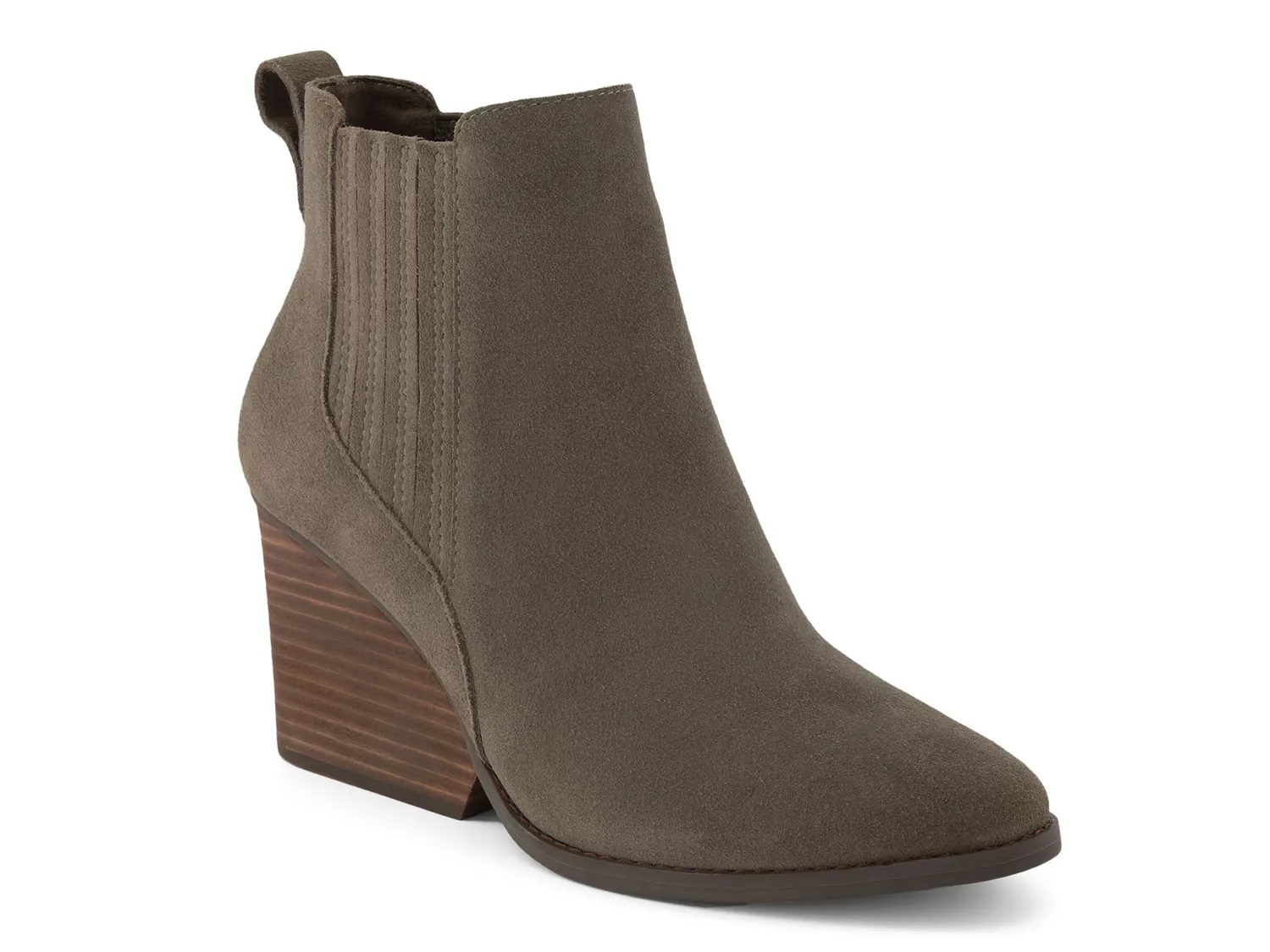 

Ботильоны Noa Wedge Bootie Toms, темно-зеленый